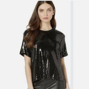 Nicole Miller Artelier Sequin Top